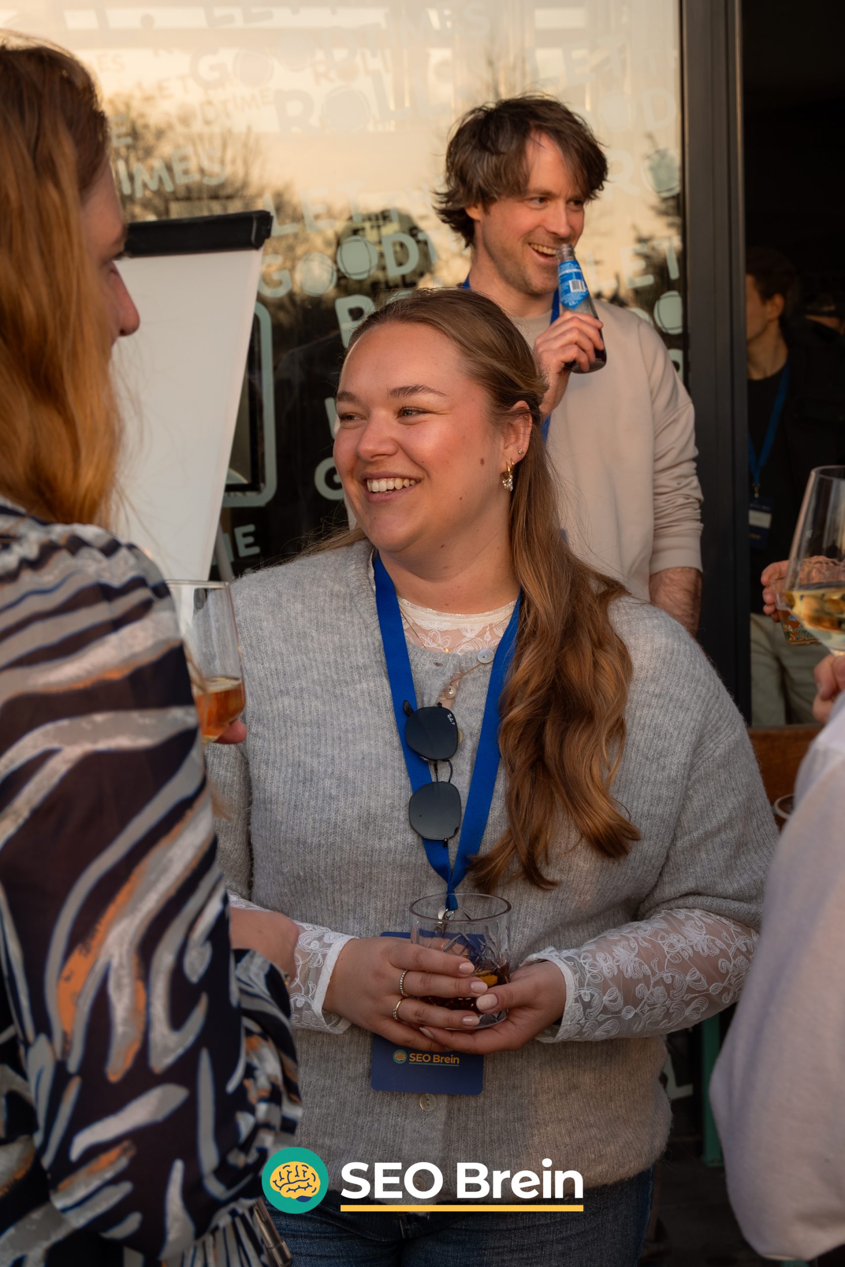 Susanne bij een SEO bijeenkomst van SEO Brein